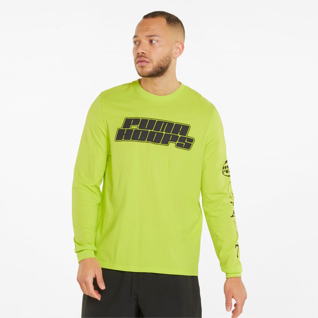 Camiseta Puma - Amarillo - Camiseta Running Hombre